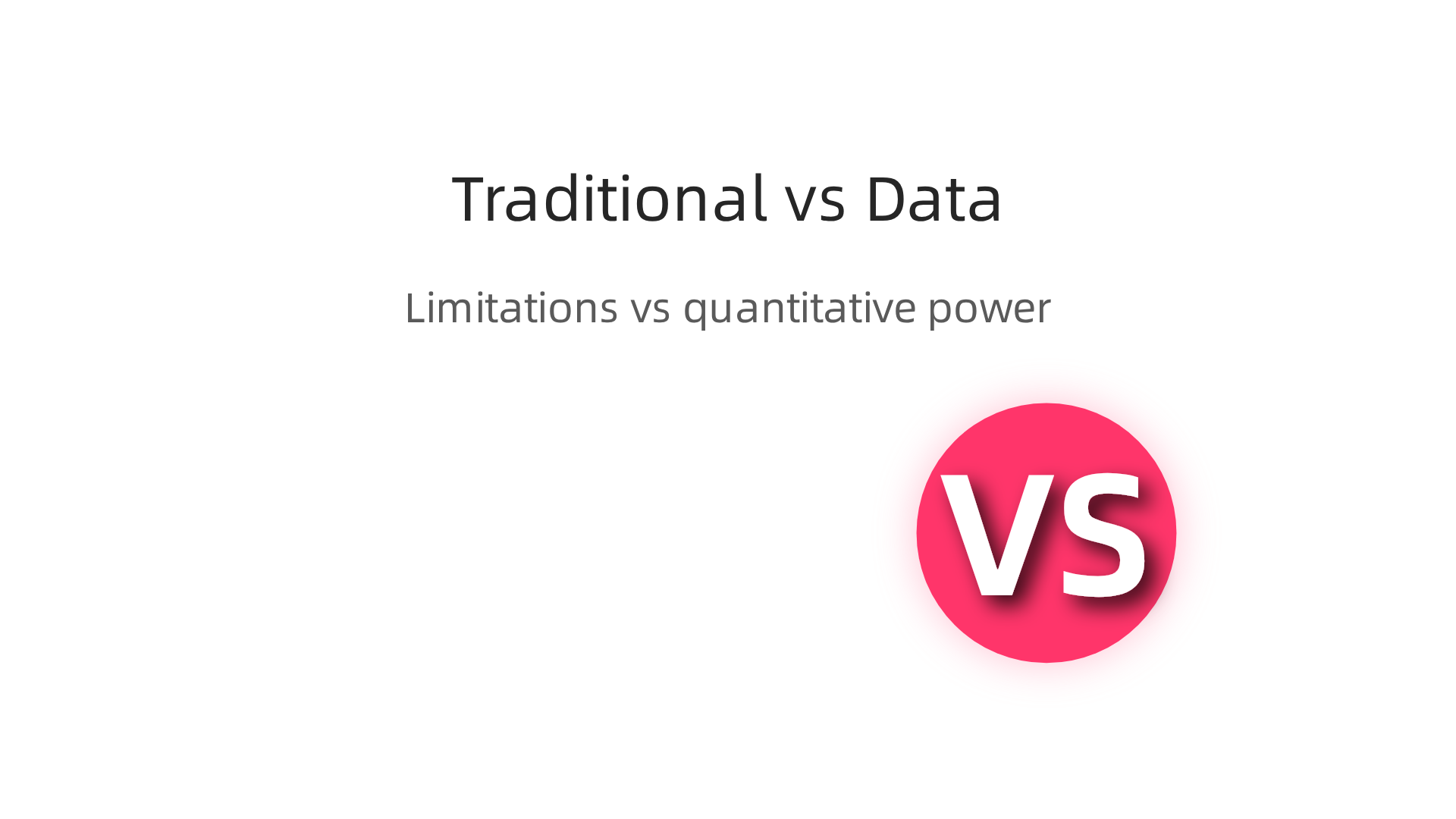 Comparing the limitations of traditional media literacy with the quantitative power of data analytics.