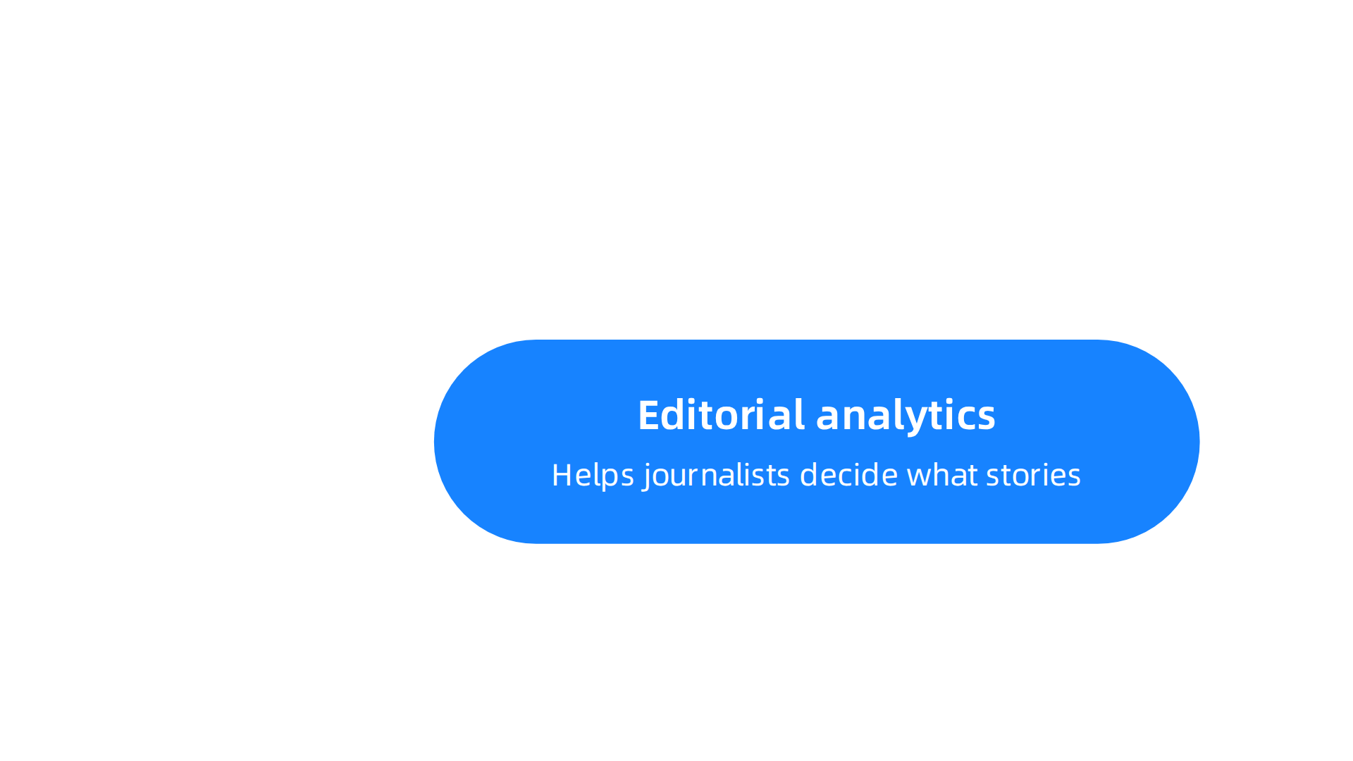 Visualizing the three primary focus areas for data analyst roles within modern media companies.