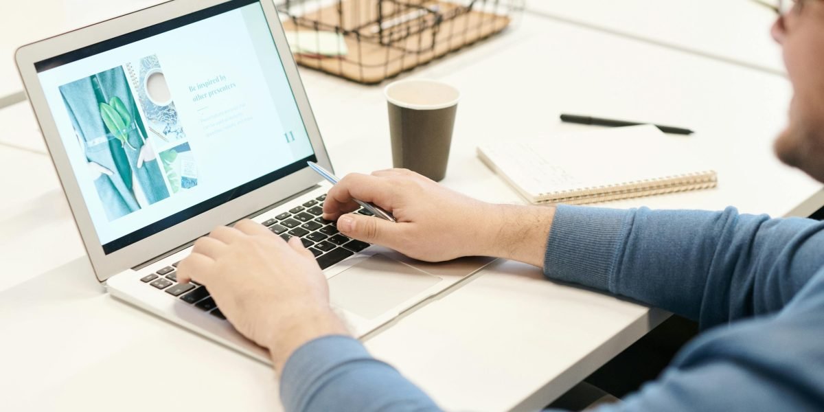A person intently reviewing information on a tablet, symbolizing the act of fact-checking and verifying news.