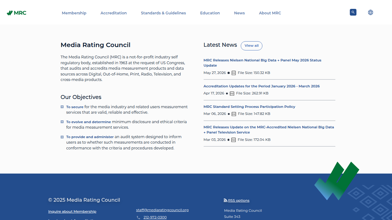 The Media Rating Council's website, detailing industry standards, emphasizes the need for transparency in digital advertising auctions to build trust.